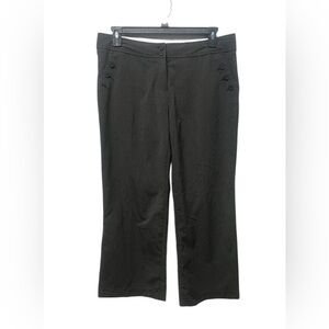 Limited Cassidy Fit Dark Grey Dress Pants. Wide‎ leg.